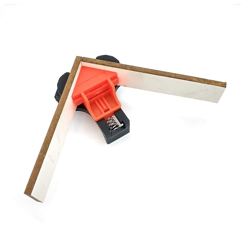 4-Piece Right Angle Clamp Set, 90 Degree Corner Fixing Tool for Woodworking, DIY Projects & Furniture Assembly, Practical Gadget for Precise Right Angle Holding & Positioning