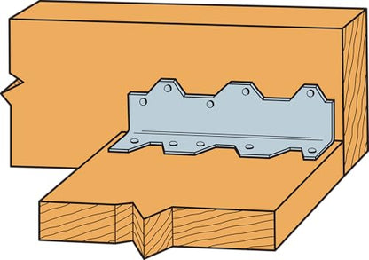 Simpson Strong-Tie L90 9 in. 16-Gauge Galvanized Reinforcing L Angle (Pack of 50) - size: 50 Pack