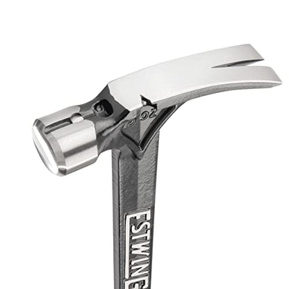 ESTWING Ultra Series Hammer, 15oz Smooth Face, Black Grip, EB-15S - size: 15 oz, style: Smooth Face