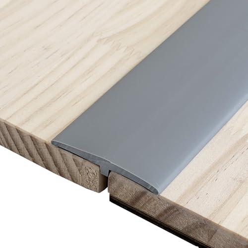 T Molding Flexible Self Adhesive Floor Transition Strip - color: Gray, size: T Molding 9.84ft