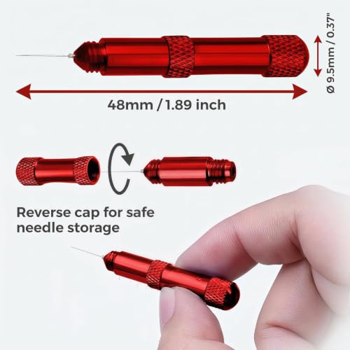 Glue Applicator&Nozzle Cleaner,0.3mm Stainless Steel Tip for Model