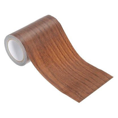 PATIKIL Wood Grain Repair Tape 4" X15',Self Adhesive,Dark Brown Oak - color: Dark Brown Oak, size: 4" x 15'