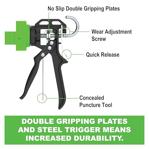 Albion Engineering Company B12Q B-Line Manual Cartridge Caulking Gun, 1 Quart, 12:1 Drive, Green - size: 1 Quart, style: 12:1 Manual Drive
