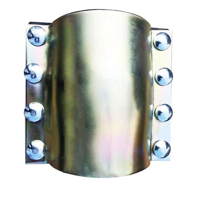 Water Pipe Repair Clamp for 4 inch Pipe(OD of The Applicable Pipe is 4.49 inch),Leak Sealer for Pipe,Length 7.09 inch,Suitable for PE/PPR/Steel/Stainless Steel Pipes - size: 4 inch