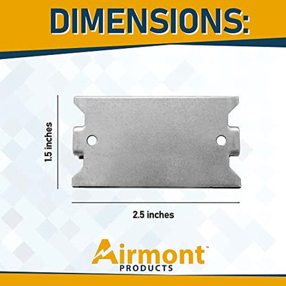 Safety Nail Plate Stud Guard, 1.5 x 2.5 In, 200 Pack - color: 2.5"