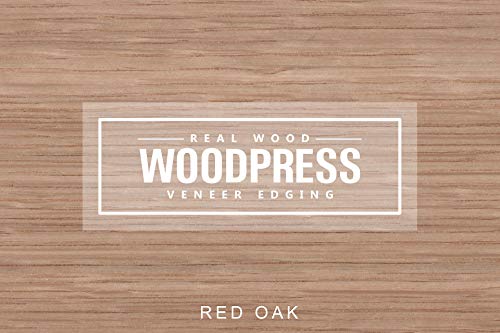 Real Red Oak Wood Veneer, US Letter Size, Pack of 6 Sheets - style: Red Oak