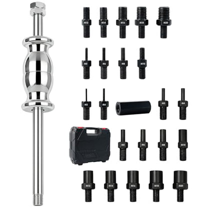 24-Piece Slide Hammer Set - Dowel Pin Puller Kit