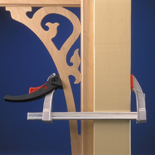 BESSEY KliKlamp Series Ratchet Action Lever Clamp - 12-Inch -KLI3.008 - Fast Action, Heavy Duty Clamps for Woodworking, Carpentry, & Cabinetry - Professional Grade for DIY and Home Improvement - size: 12 in.