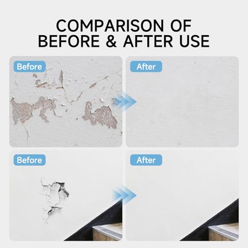 Drywall Repair Kit, 1KG White Repair Putty Spackle Paste - color: 1 Kg