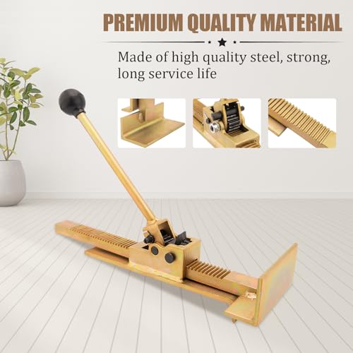 Flooring Jacks for Hardwood Floors, Professional Hardwood Flooring Jack and Positioning Tool for Straightening and Installing Laminate Hardwood Flooring Without Pry Bars and Crowbars