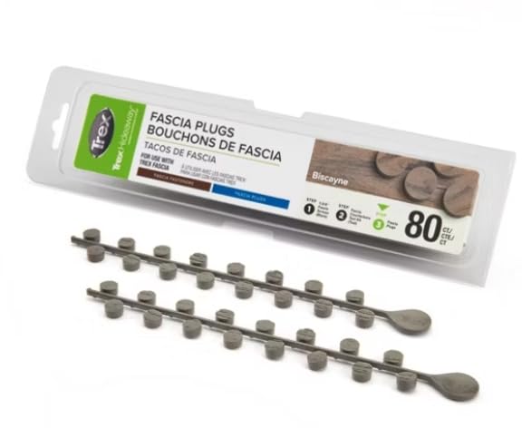 Trex Fascia Plugs (Biscayne) - color: Biscayne 80ct