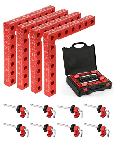 4Pack Corner Clamps for Woodworking for Right Angle Positioning