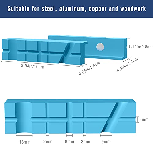 Housolution 4 Inch Magnetic Vise Jaw Pads Covers, 1 Pair Vice Soft Jaws - size: 4inch