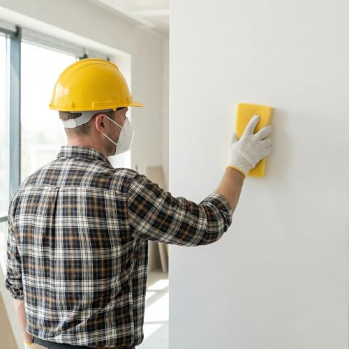8 Pcs Drywall Sanding Sponge, 9" Washable Dual-Sided Wet Sanding Block - color: 8 Pcs