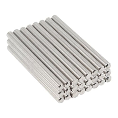 24Pcs 4mm x 50mm / 5/32 Inch x 2 Inch Shelf Pegs, Shelf Pins - size: M4 x 50mm