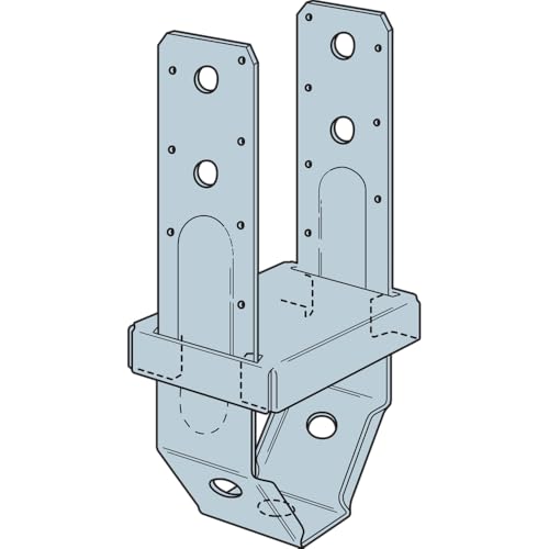 Simpson Strong-Tie PBS44AZ PBS ZMAX Galvanized Standoff Post Base for 4x4 - size: 1 Each