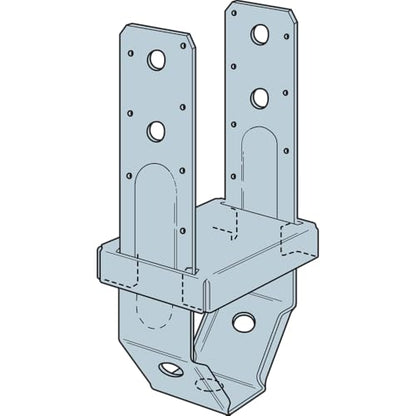 Simpson Strong-Tie PBS44AZ PBS ZMAX Galvanized Standoff Post Base for 4x4 - size: 1 Each