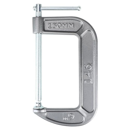 Olympia Tools C-Clamp, 38-146, (6" X 3.5") - size: 6-Inch x 3.5-Inch