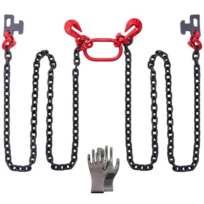 G80 Shipping Container Loading Chain 1/2" x 5', for 20ft/ 40ft