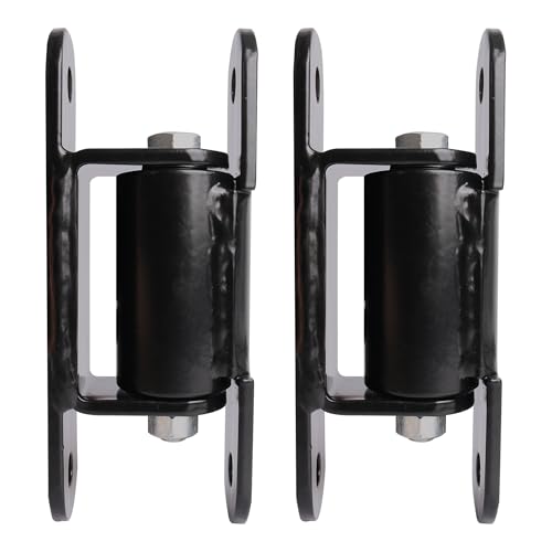 Heavy Duty Gate Hinge 7 inch, Black Outdoor Bolt on Gate Hinge