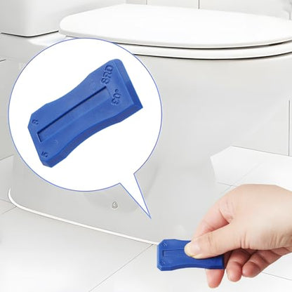 4 Pieces Silicone Caulking Tools Compatible with Sealant Grout Finishing Sealing Blue Caulk Tool Kit Caulking Finishing Tools