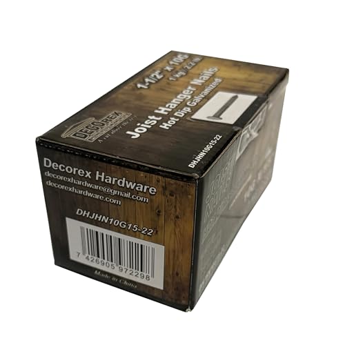 1 1/2" x 10G Joist Hanger Nails | Hot Dip Galvanized Steel | 2.2lb / 1kg per Box