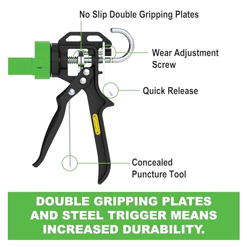 Albion Engineering Company B12 B-Line Manual Cartridge Caulking Gun, 1/10 Gallon (10 oz), 12:1 Drive - size: 10 oz (1/10 Gallon) / 300 ml, style: 12:1 Manual Drive