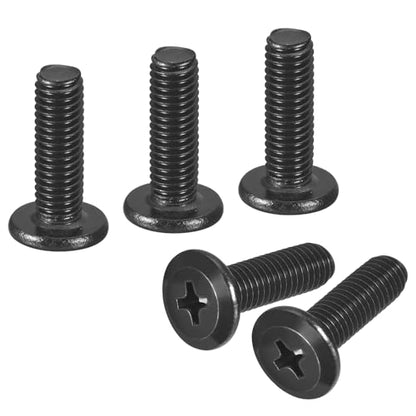uxcell 25Pcs M5-0.8x16mm Flat Round Head Machine Screw Phillips Drive Screw - size: M5-0.8 x 16mm