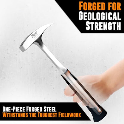 Mutt Tools Geologist Rock Pick Hammer 22oz Geology Tools for Field Work