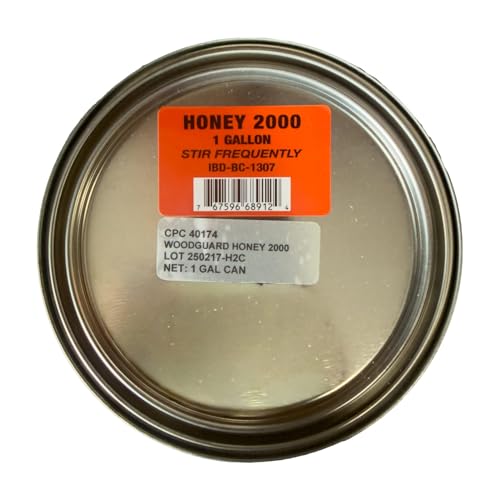 Woodguard Exterior Wood Preservative and Finish, 1 Gallon, Honey 2000