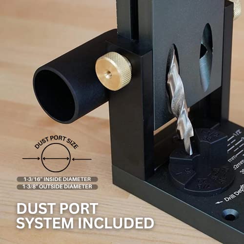 Massca Pro M2 Pocket Hole Jig, Aluminum Woodworking Tools for Wood Joinery