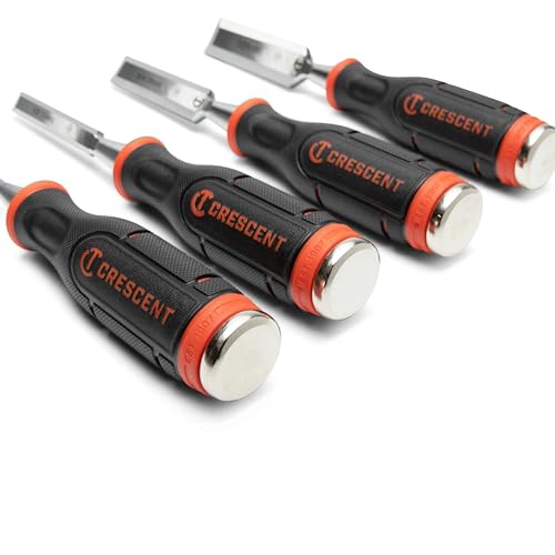 Crescent 4 Piece Wood, 1/4", 1/2", 3/4"", 1" Chisel - CWCHS4 - style: 4 Piece