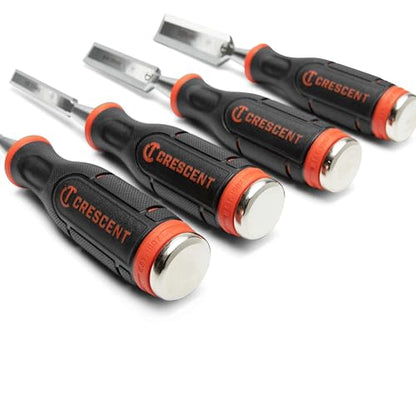 Crescent 4 Piece Wood, 1/4", 1/2", 3/4"", 1" Chisel - CWCHS4 - style: 4 Piece