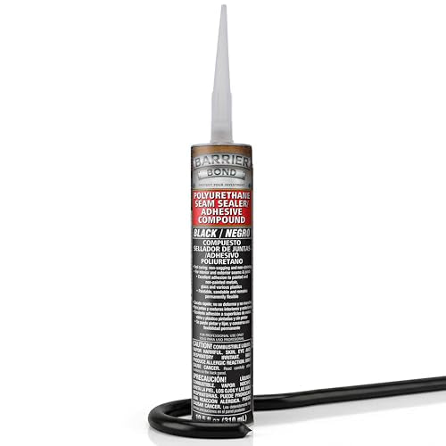 Barrier Bond - Seam Sealant/Adhesive, 10.5oz Cartridge, Black Polyurethane