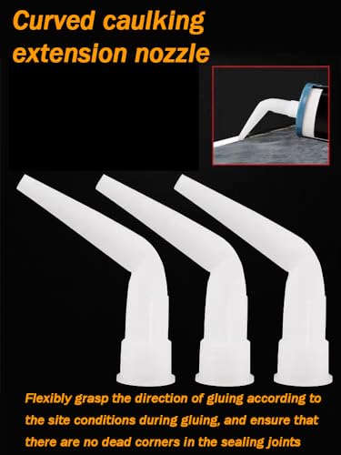 15 PCS 5 extension tubes, 10 straight and curved white nozzles
