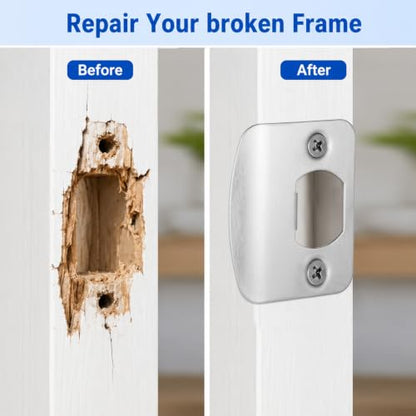 12 Pack Door Strike Plate Repair Kit
