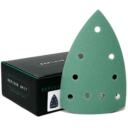 Serious Grit - 4" x 6" Delta P150 Grit Sanding Sheets - 50 Pack Box - size: 150 Grit