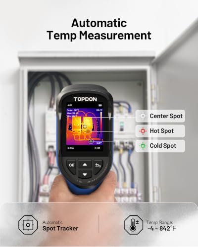 TOPDON TC004 Mini Thermal Imaging Camera, 240 x 240 TISR Resolution