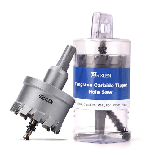 2-1/16" (52mm) Tungsten Carbide Tip Hole Saw,Hole Saw with M2 Pilot bits - size: 2-1/16" (52mm)