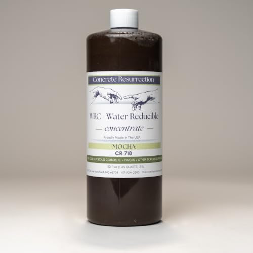 Cement Stain Concentrate - Mocha (32 Ounce) - color: Mocha, size: 32 ounce