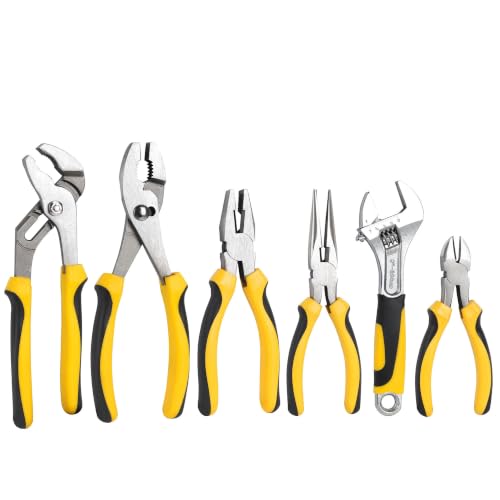 TOPLINE 6-Piece Pliers and Wrench Set