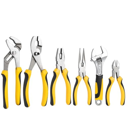TOPLINE 6-Piece Pliers and Wrench Set