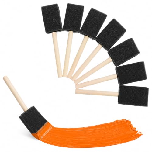 8 PCS Sponge Brushes for Painting, 1.6 Inch Foam Paint Brushes