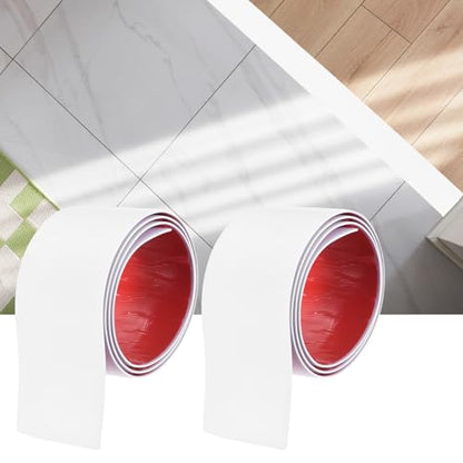 2Pcs Floor Transition Strip 3.94ftx3 PVC Vinyl Tile Edge Trim
