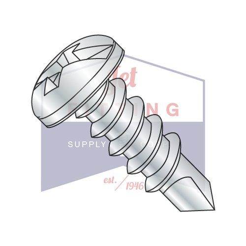 10-16X3/4 Self-Drilling Screws | Combo | Pan Head | Steel | Zinc (Quantity: 7000)