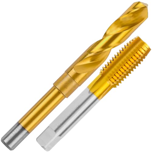 3/4"-16 UNF Tap and 11/16" Drill Bit kit for Metal,M2 HSS Drill and Tap Set - size: 3/4"-16 Tap, 11/16" Drill