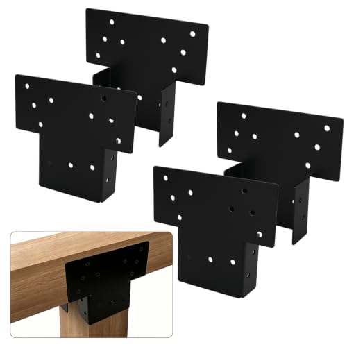 4PCS Brackets 4"x4"(Actual 3.5"x3.5") ,Joist Anchor Connector