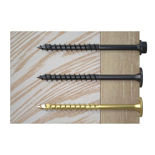 SPAX 1/4" x 4" Powerlags XF Exterior Pancake Head Structural Wood Lag Screws (50 pcs) T40 T-Star HCR Heavy Duty Timber Landscape Deck Structures High Corrosion Resistant - size: 1/4" x 4"