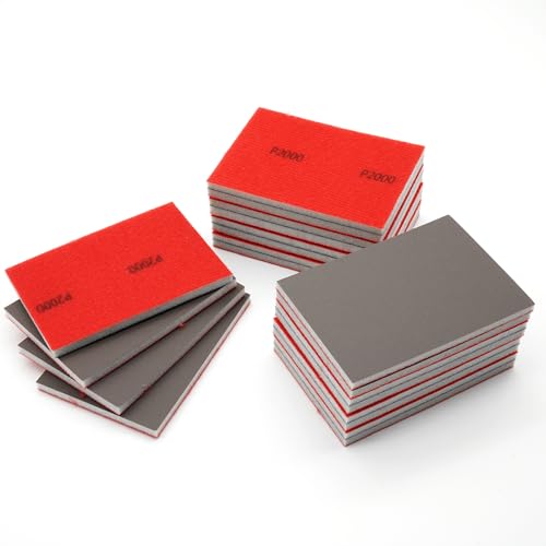 20Pcs Sanding Sponge, 3 x 4 Inch Soft Foam Sanding Block, 2000 Grit - style: 2000 Grit