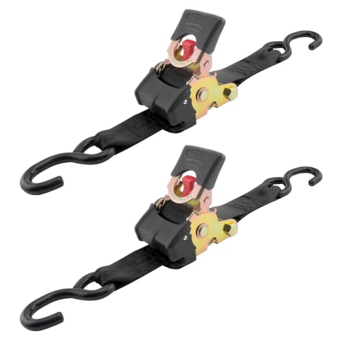 Erickson Retractable Ratchet Strap - 2 in x 10 ft - color: Black, size: 2in x 10ft